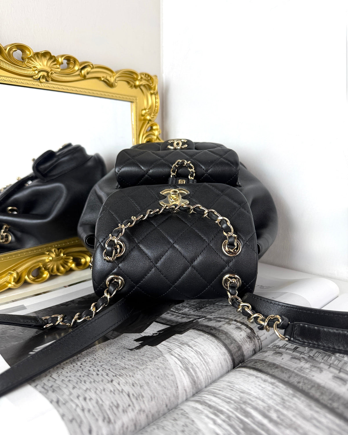 Chanel Duma Backpack - Black - View 6