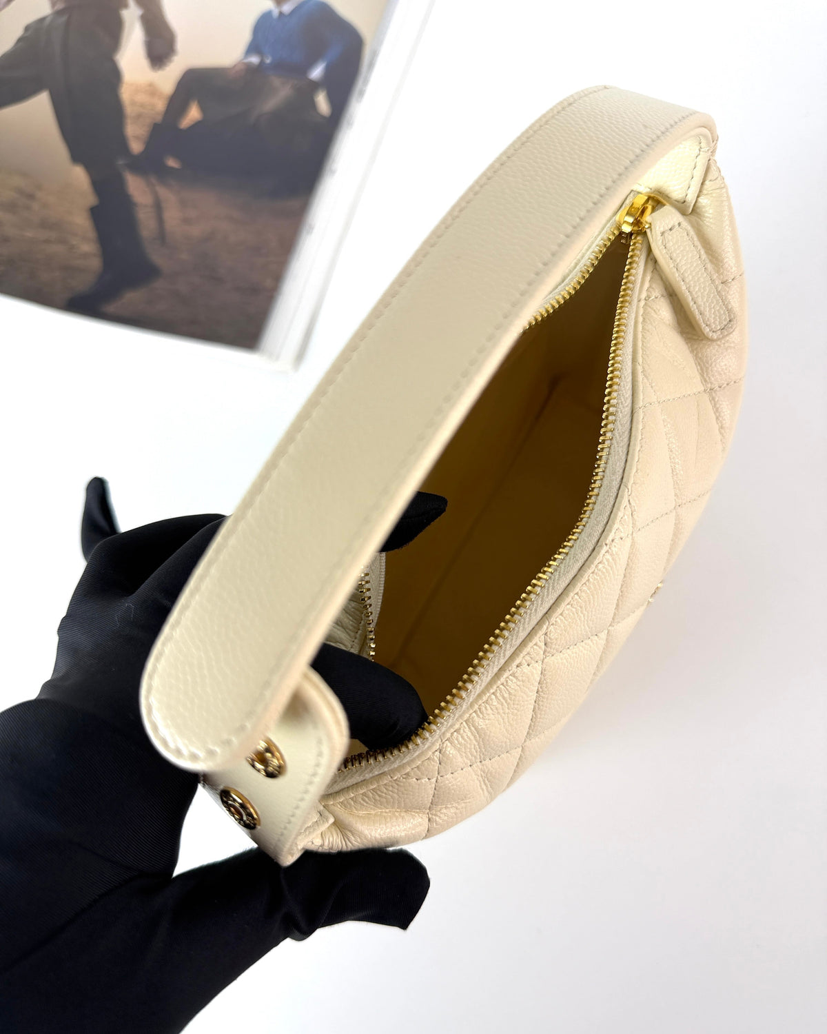 Chanel Hobo Bag - White - View 7