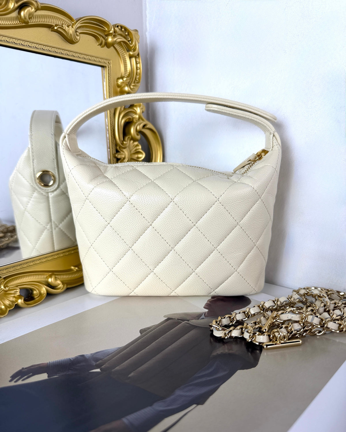 Chanel Hobo Bag - White - View 2