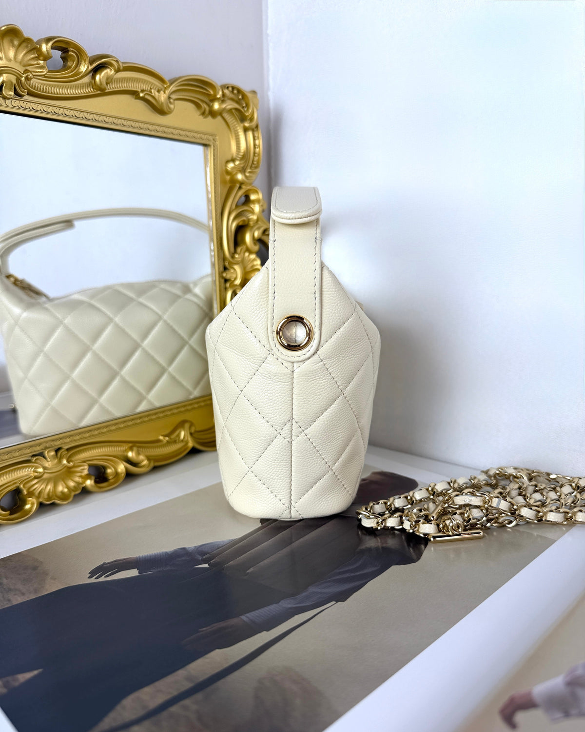 Chanel Hobo Bag - White - View 4