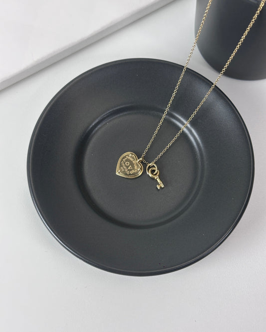 Tiffany & Co. Return to Tiffany® Mini Heart Tag Pendant - Yellow Gold - View 1