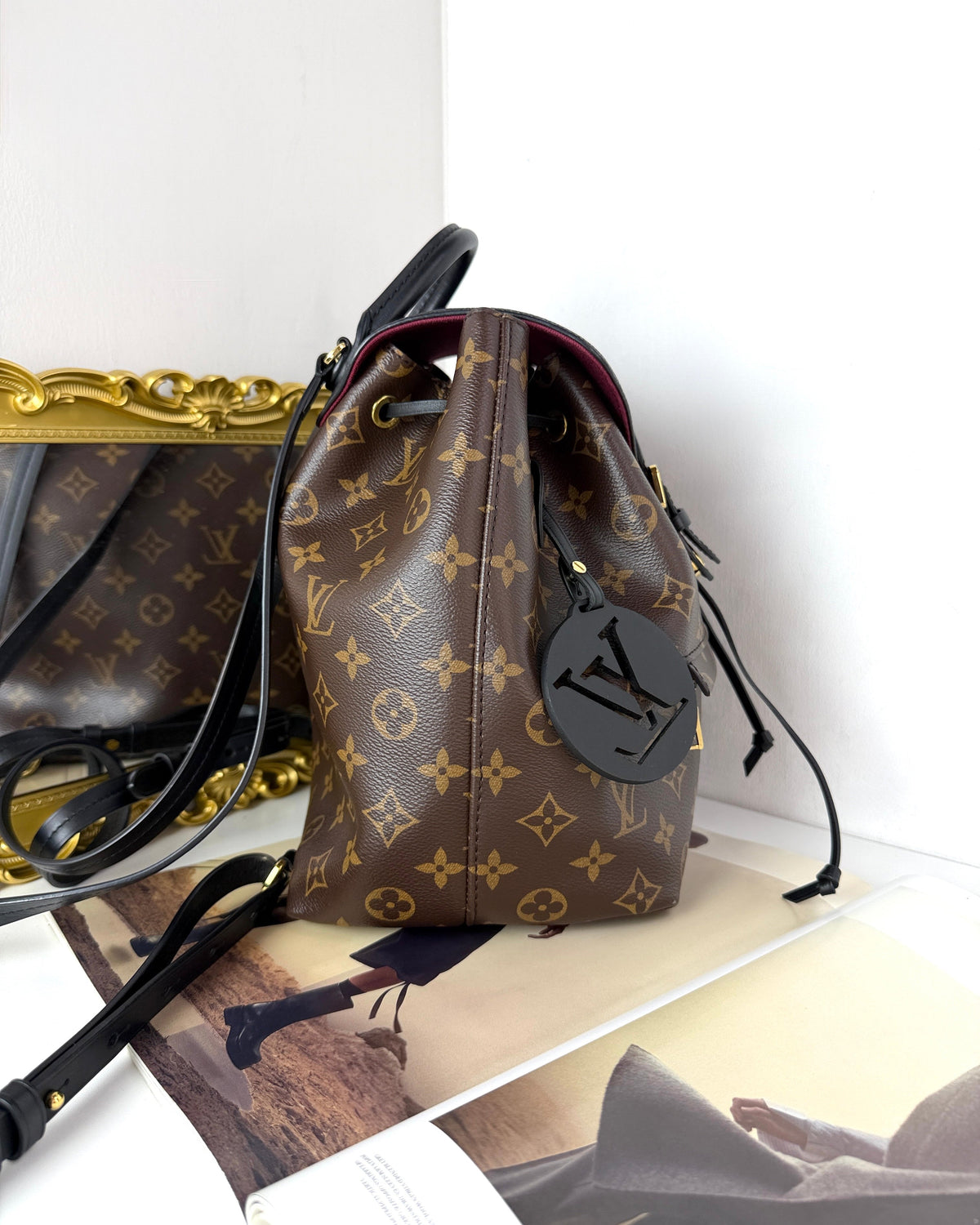 Louis Vuitton Montsouris PM Backpack - Monogram Canvas - View 3