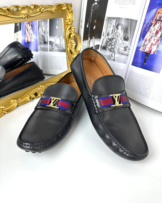 Louis Vuitton Hockenheim Moccasin - Black - View 1