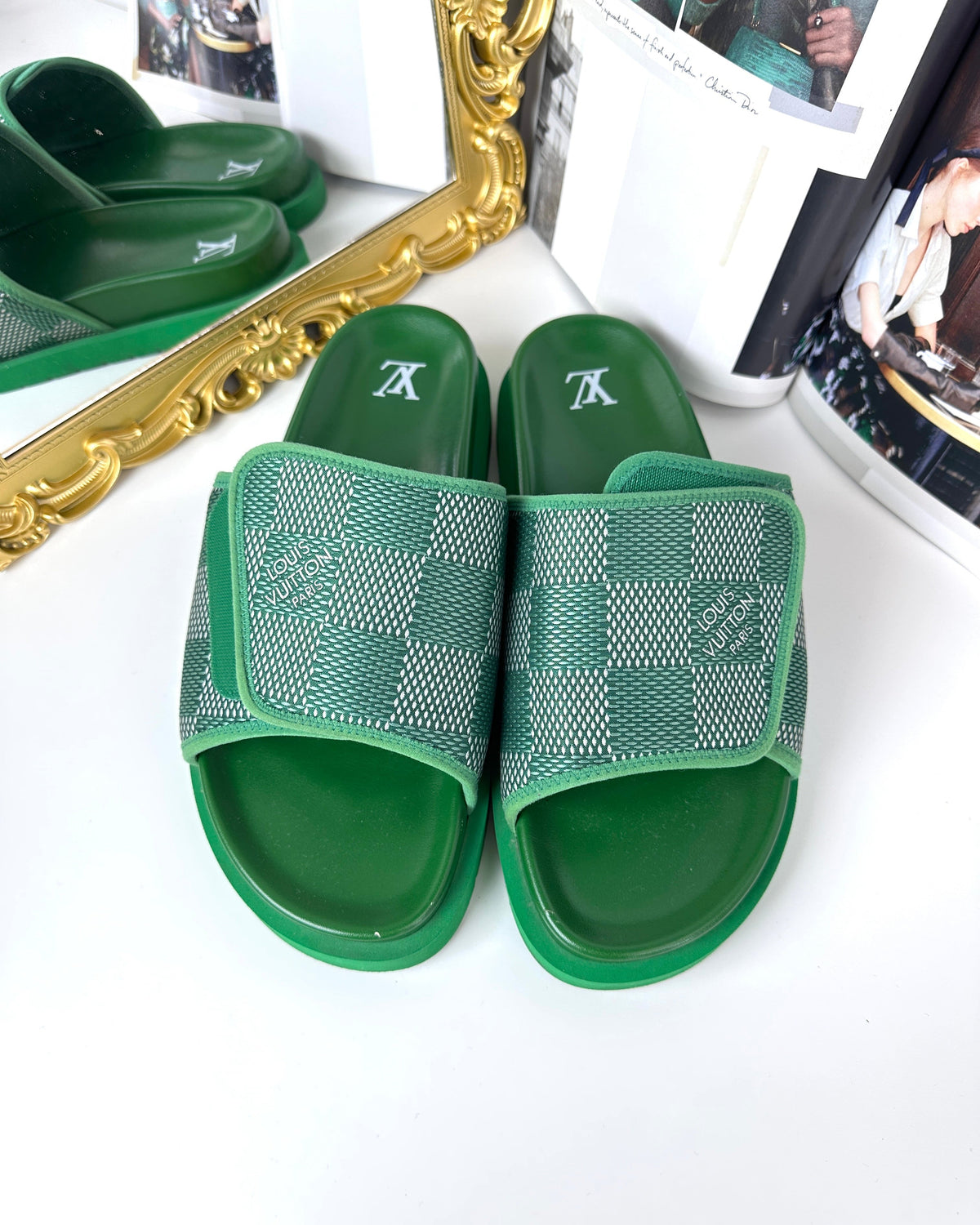 Louis Vuitton Damier Plaid Print - Green - View 1