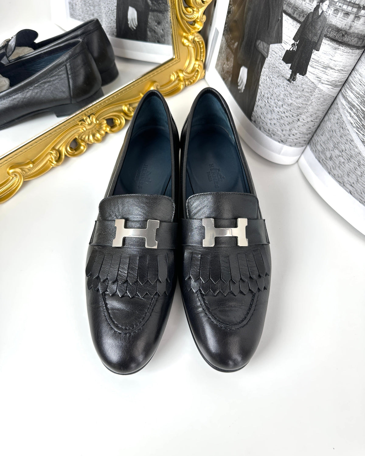 Hermès Royal Loafer - Black - View 1