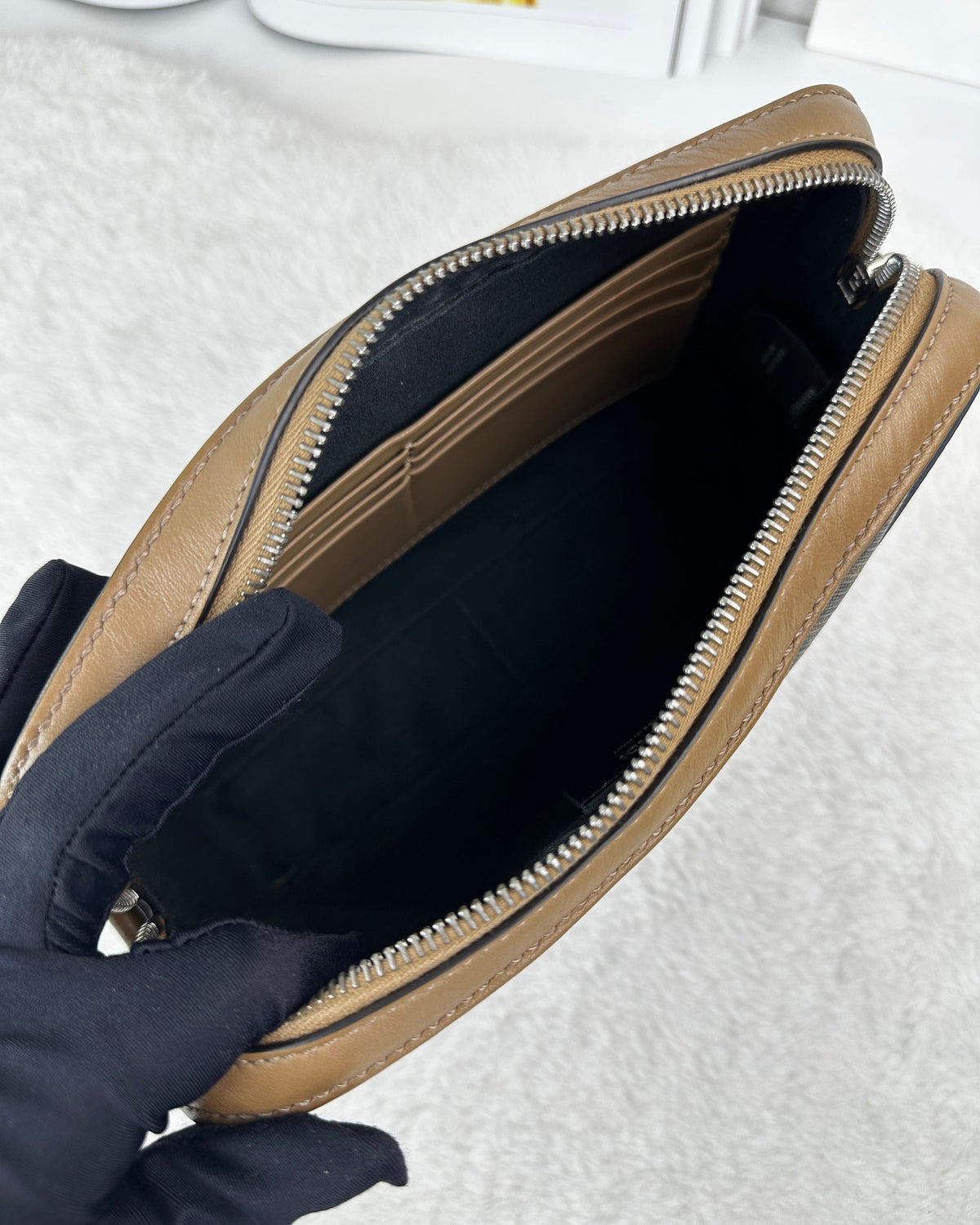 Fendi Zucca Diagonal Camera Bag - Brown - View 6
