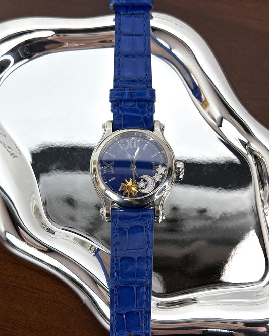 Chopard Happy Sport Sun, Moon and Stars Watch - View 1
