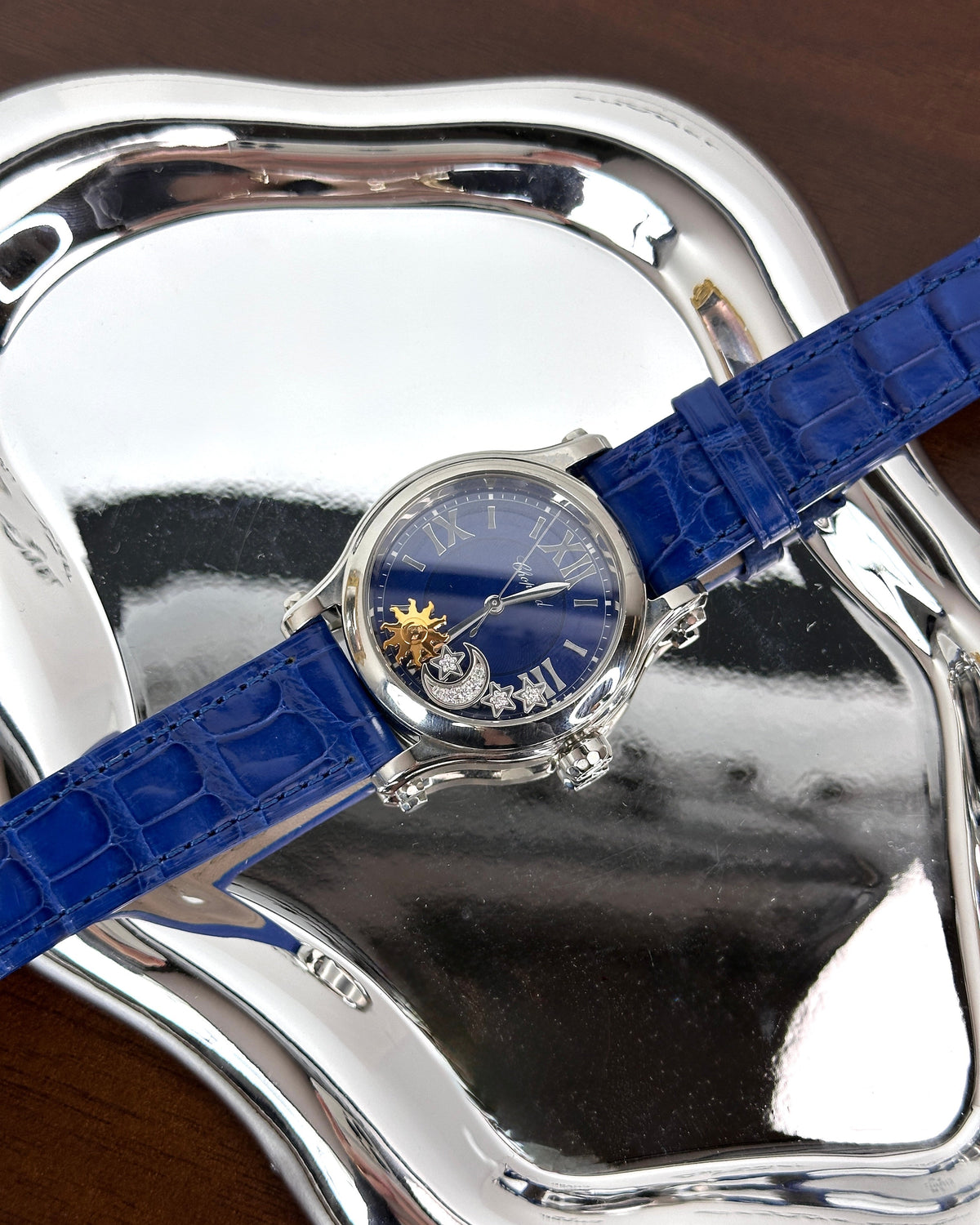 Chopard Happy Sport Sun, Moon and Stars Watch - View 3