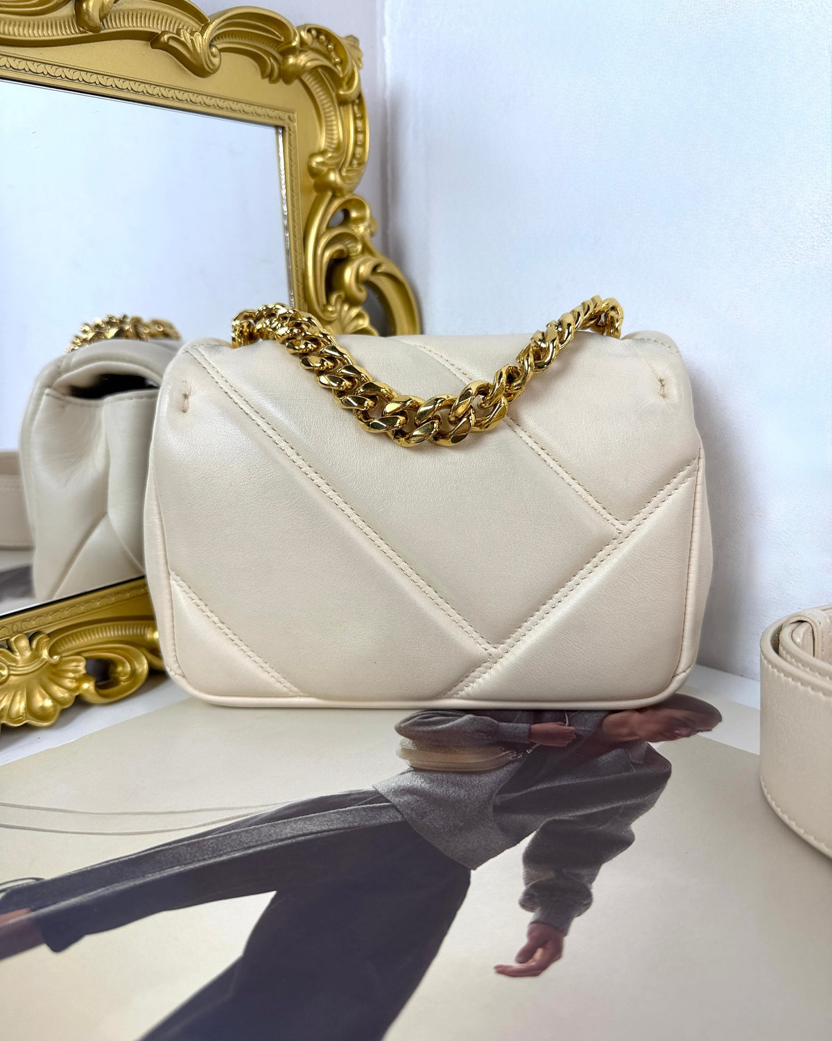 Bvlgari Serpenti Cabochon Crossbody Bag - Ivory Opal - View 2