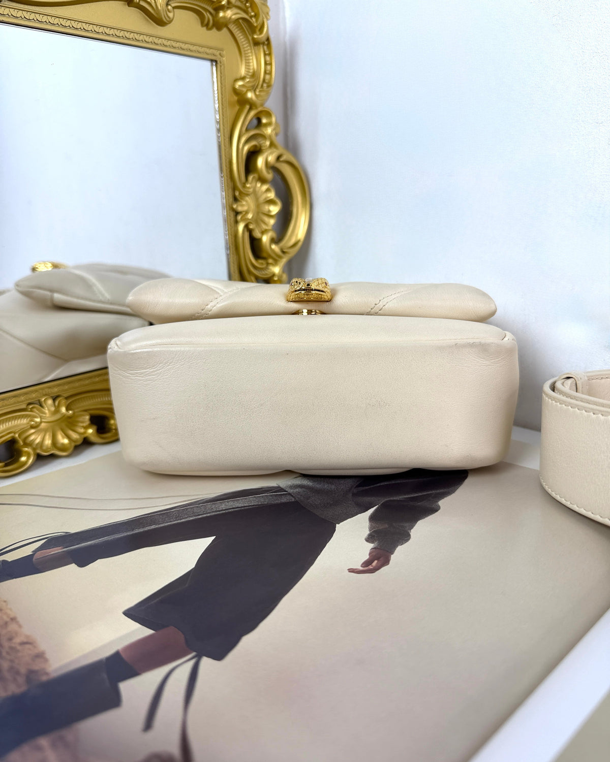 Bvlgari Serpenti Cabochon Crossbody Bag - Ivory Opal - View 5