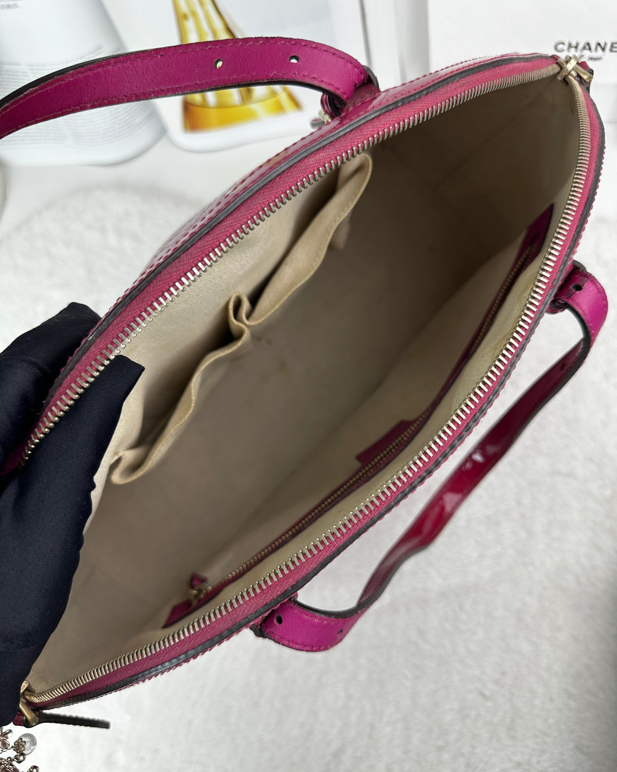 Gucci Microguccissima Nice Satchel - Pink - View 6