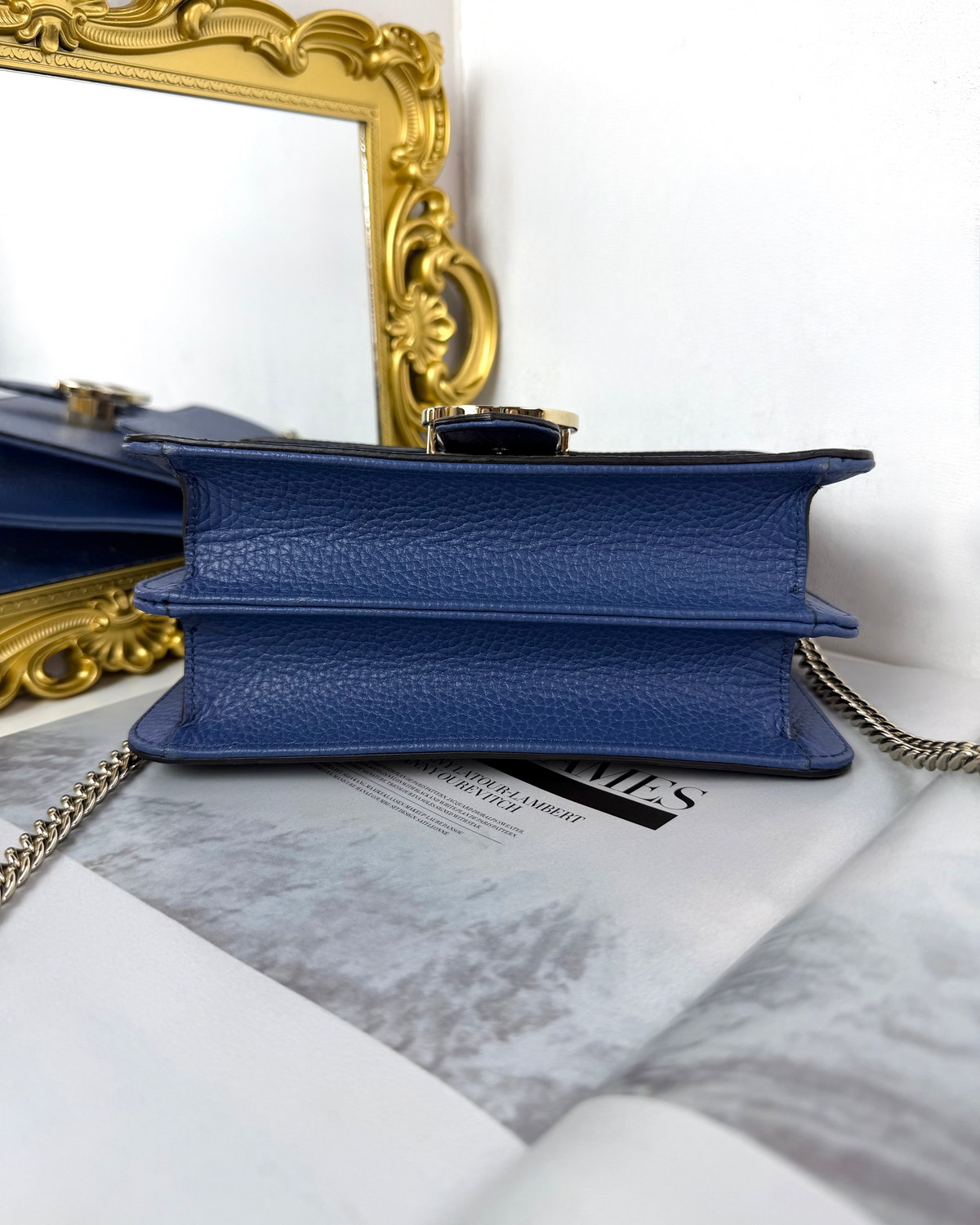 Gucci GG Interlocking Small Shoulder Bag - Caspian Blue - View 5