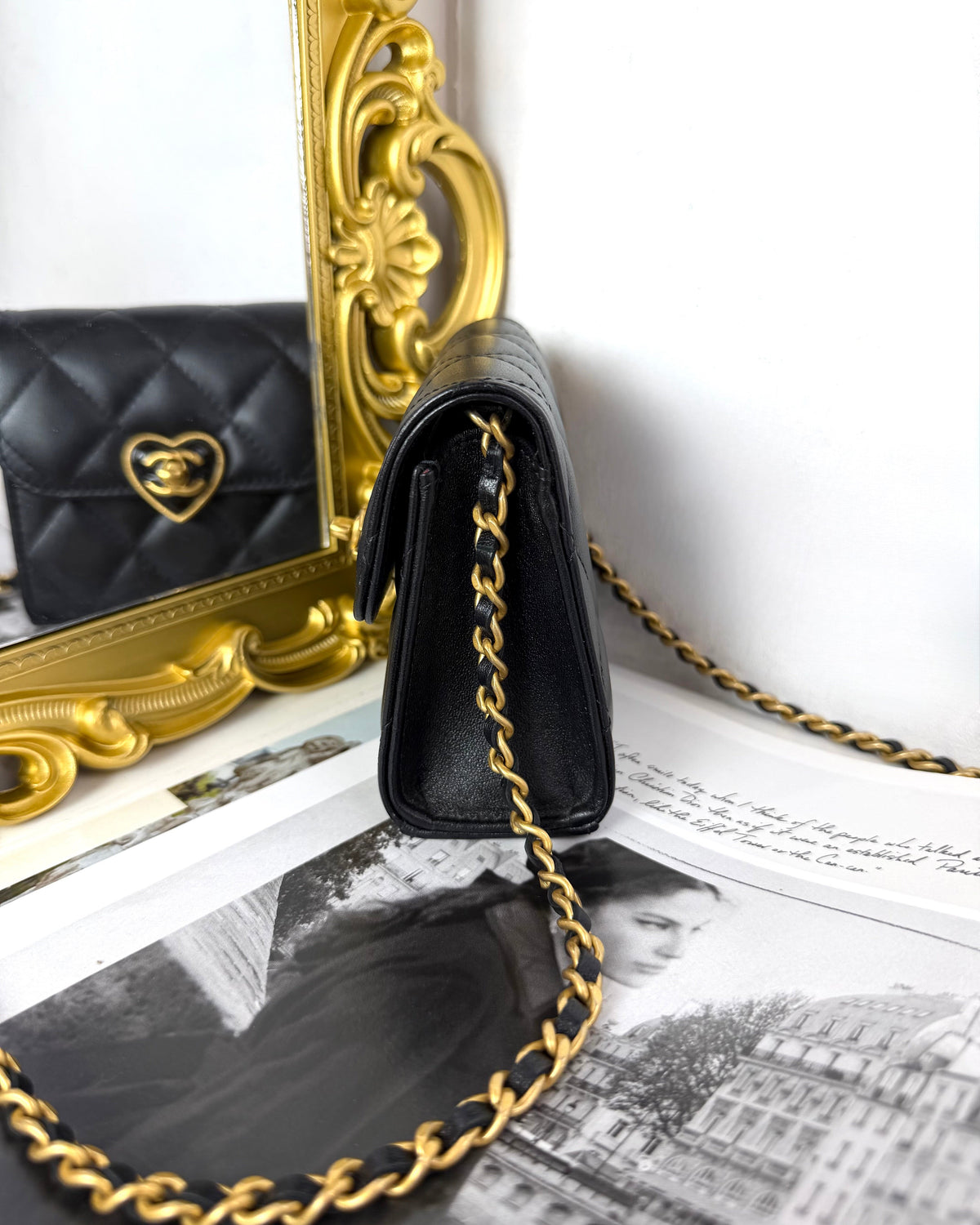 Chanel Coco Love Enamel Heart Flap Bag - View 3