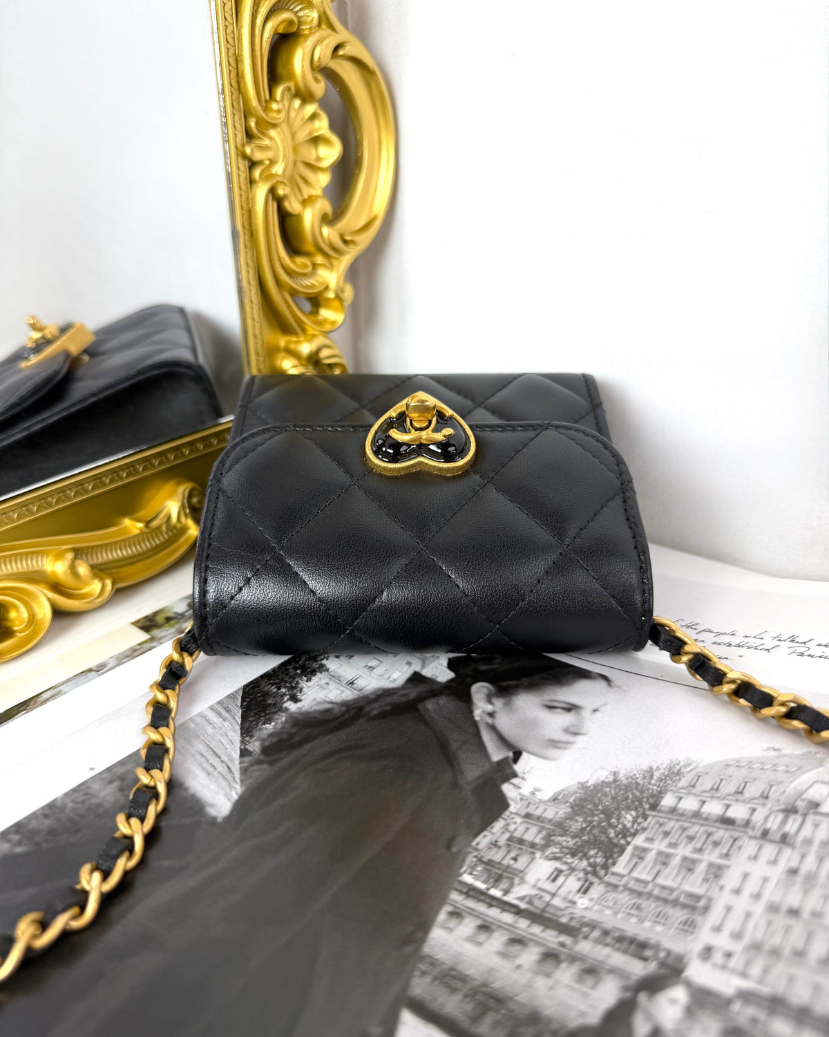 Chanel Coco Love Enamel Heart Flap Bag - View 6