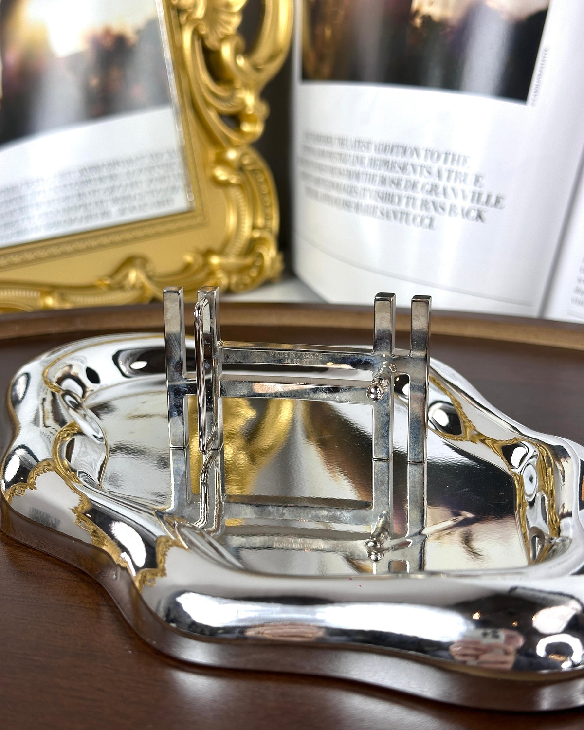 Hermès H au Carré Belt Buckle - Palladium-Plated Metal - View 2
