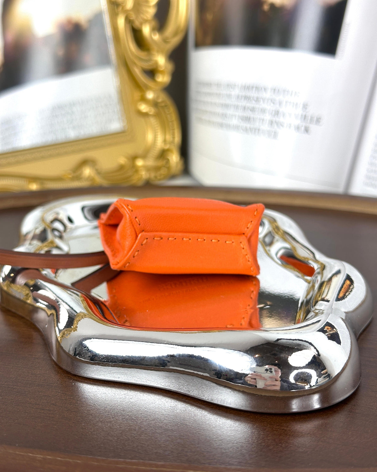 Hermès Sac Orange Bag Charm - Feu Orange - View 4