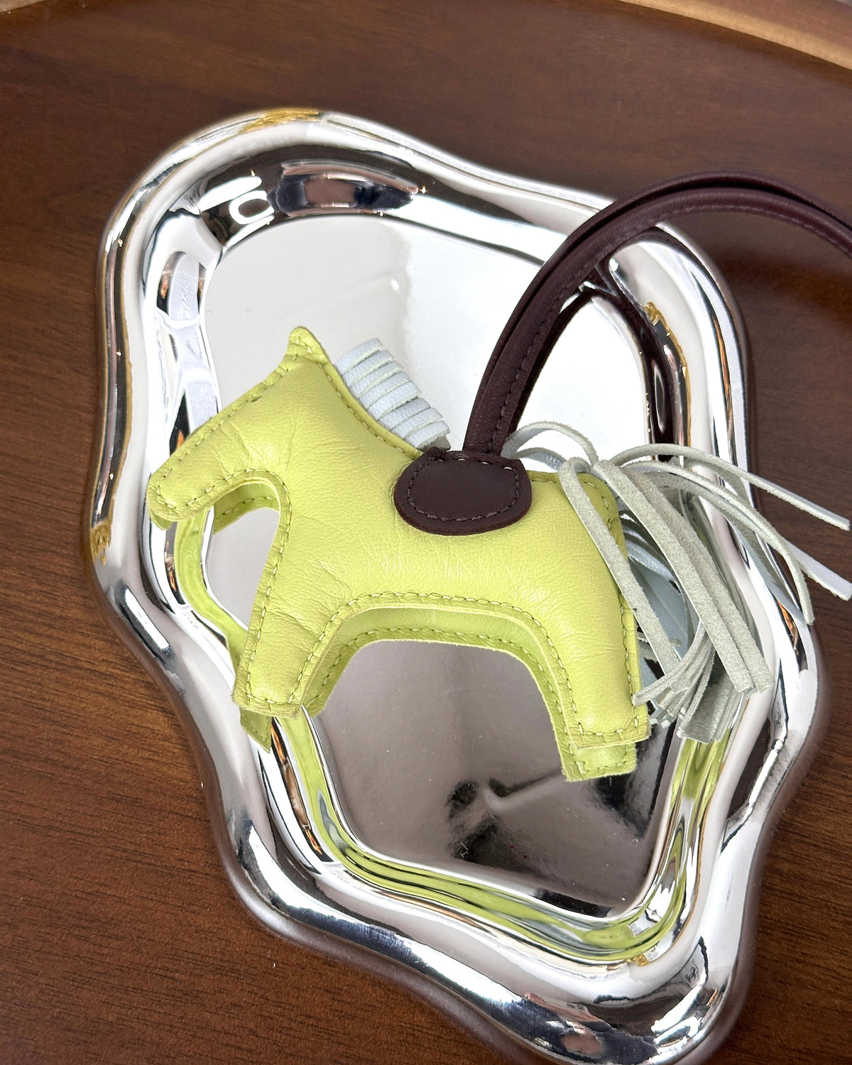 Hermès Rodeo Bag Charm - Lime, Fauve, Menthe - View 1