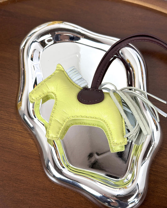 Hermès Rodeo Bag Charm - Lime, Fauve, Menthe - View 1