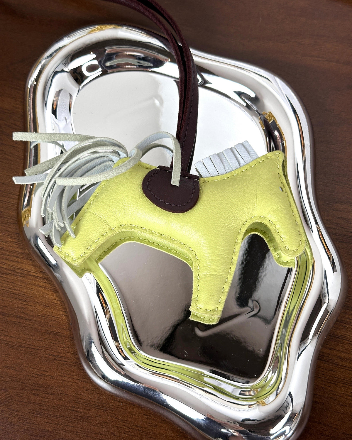 Hermès Rodeo Bag Charm - Lime, Fauve, Menthe - View 2
