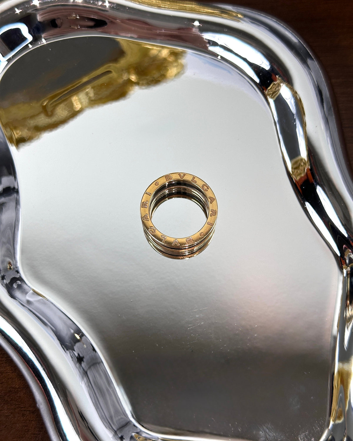 Bvlgari B.zero1 Four-Band Ring - Rose Gold And Black - View 3