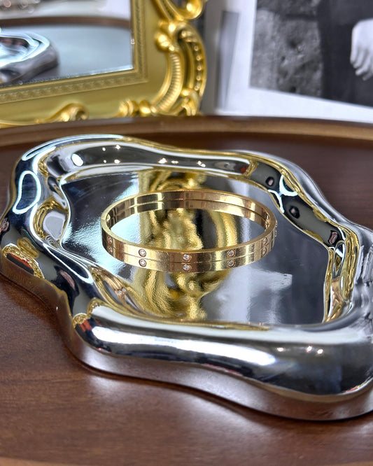 Cartier LOVE Bracelet, classic model, 10 diamonds - Yellow Gold - View 1