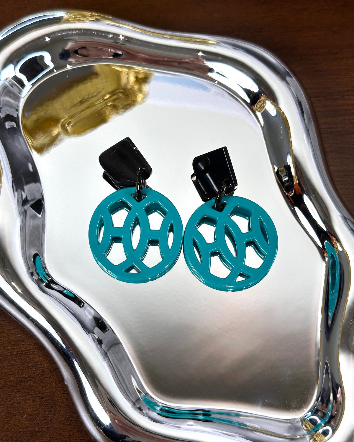 Hermès Hava Drop Earrings - Bleu - View 1
