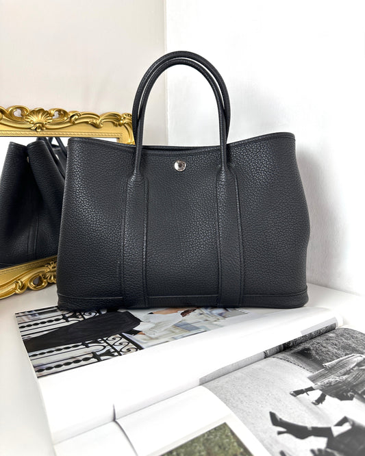 Hermès Garden Party 30 Bag - Black - View 1