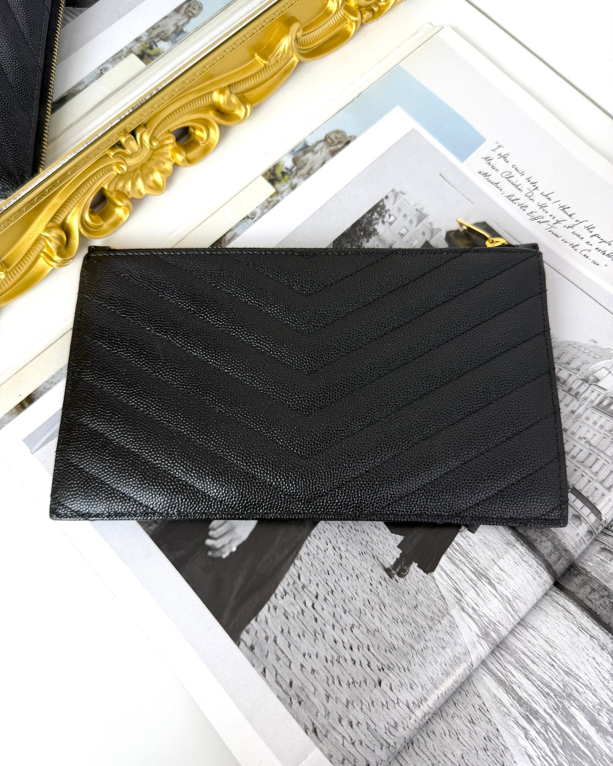 Saint Laurent Monogram Bill Pouch - View 2