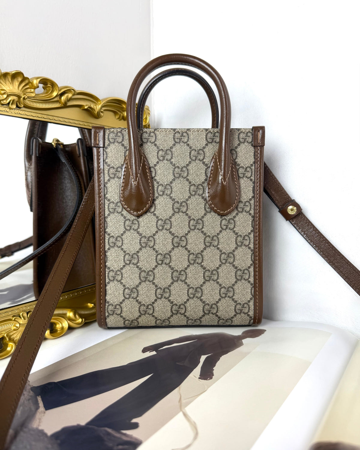 Gucci Interlocking G Mini Tote Bag - View 2