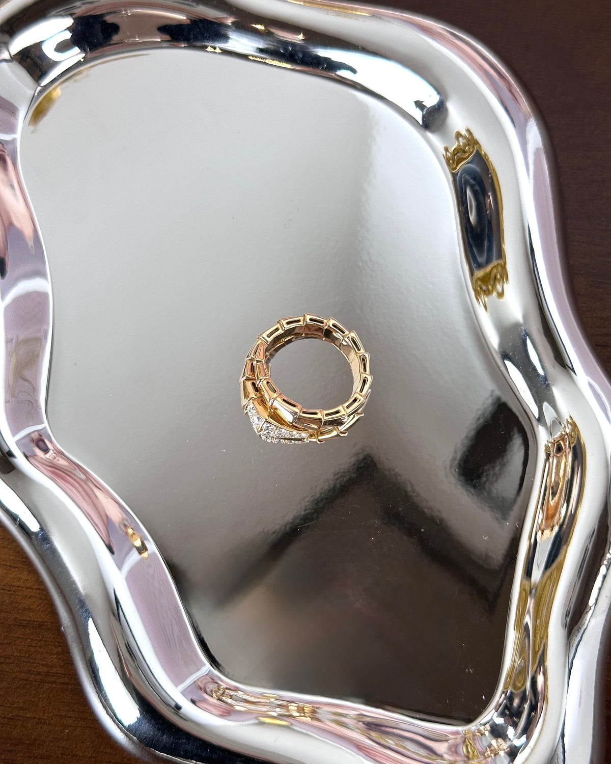 Bvlgari Serpenti Viper Ring - Rose Gold - View 3