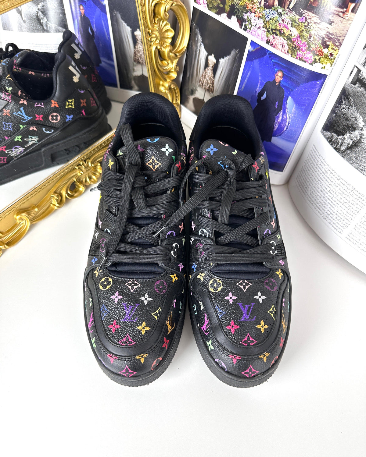 Louis Vuitton Takashi Murakami LV Trainer Sneaker - Multicolour Monogram - View 1
