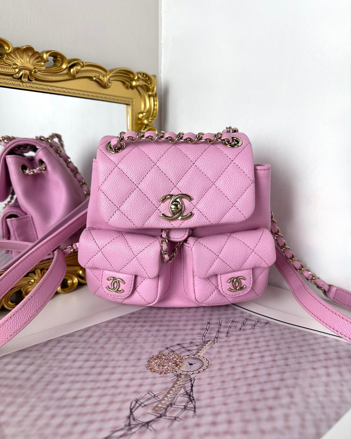 Chanel Small Duma Backpack 23p - Sakura Pink - View 1