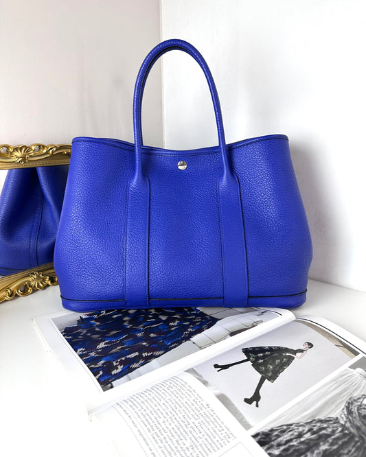 Hermès Garden Party 36 Bag - Bleu Électrique - View 1
