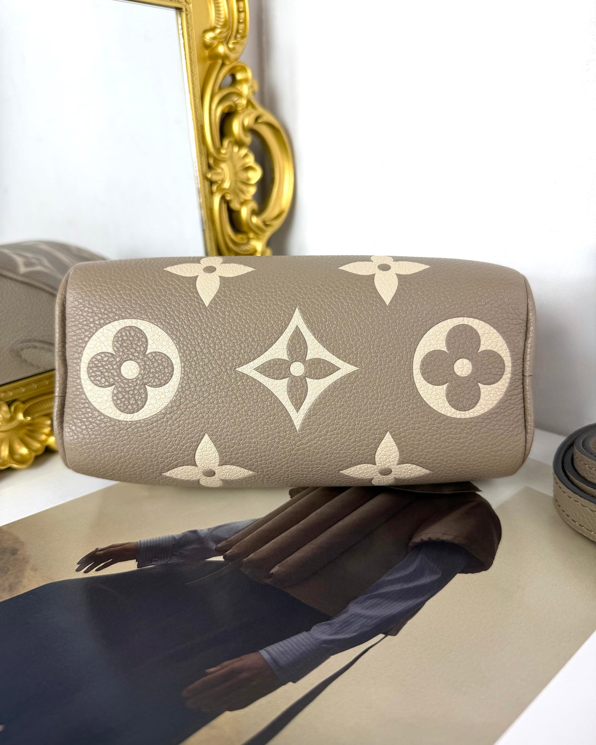 Louis Vuitton Nano Speedy Bag - Tourterelle Grey - View 5