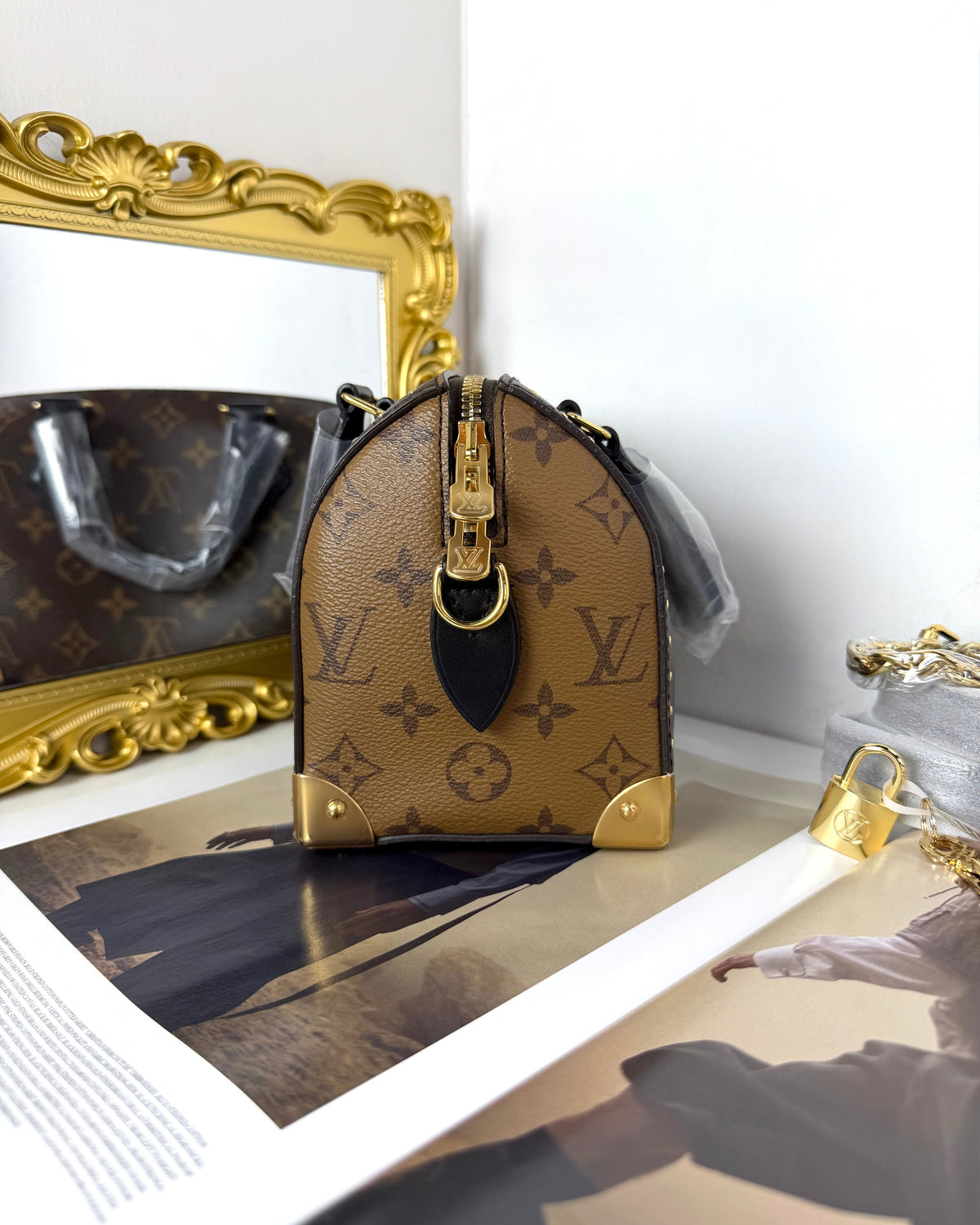 Louis Vuitton Speedy Trunk 20 - Monogram, Black - View 4