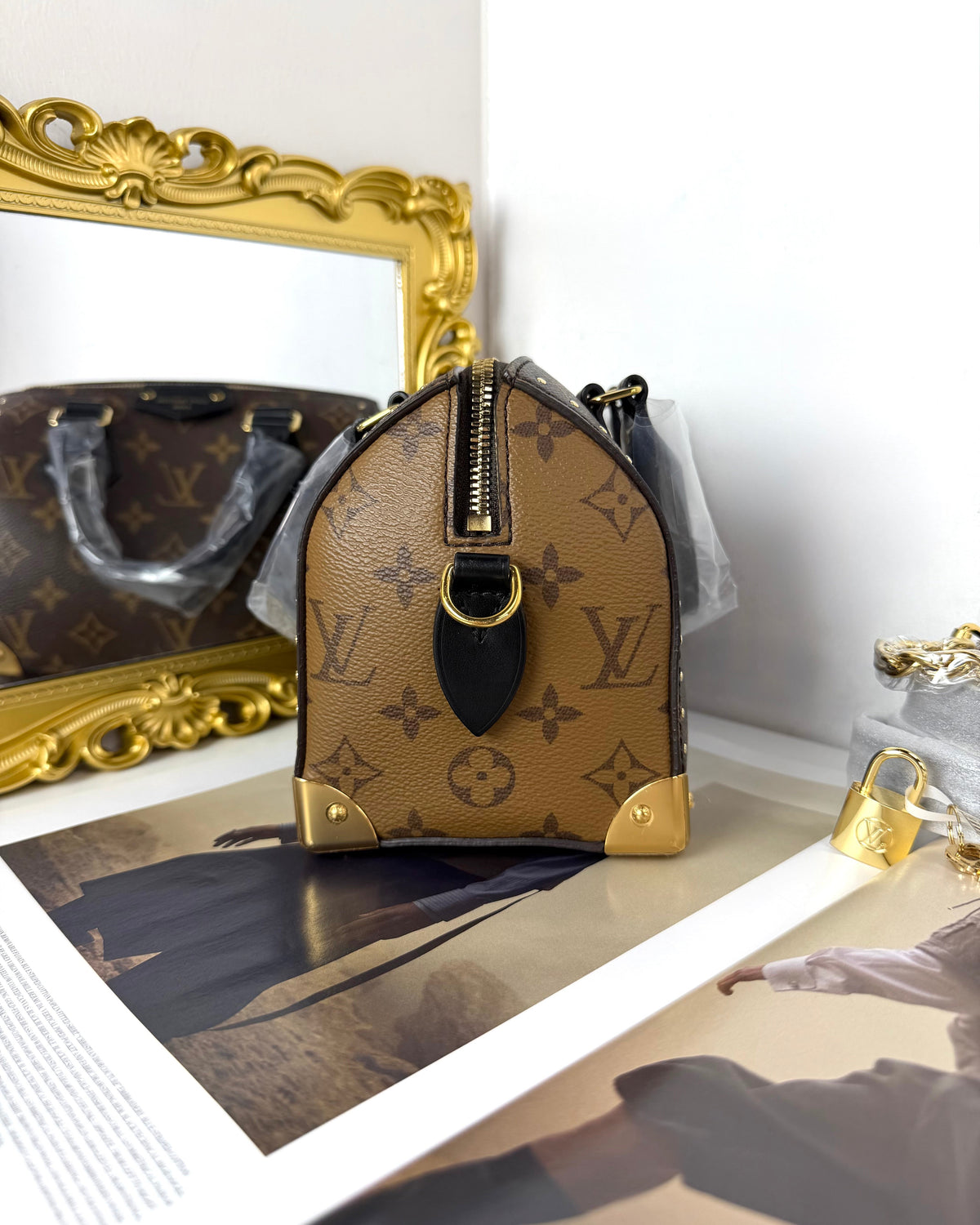 Louis Vuitton Speedy Trunk 20 - Monogram, Black - View 3