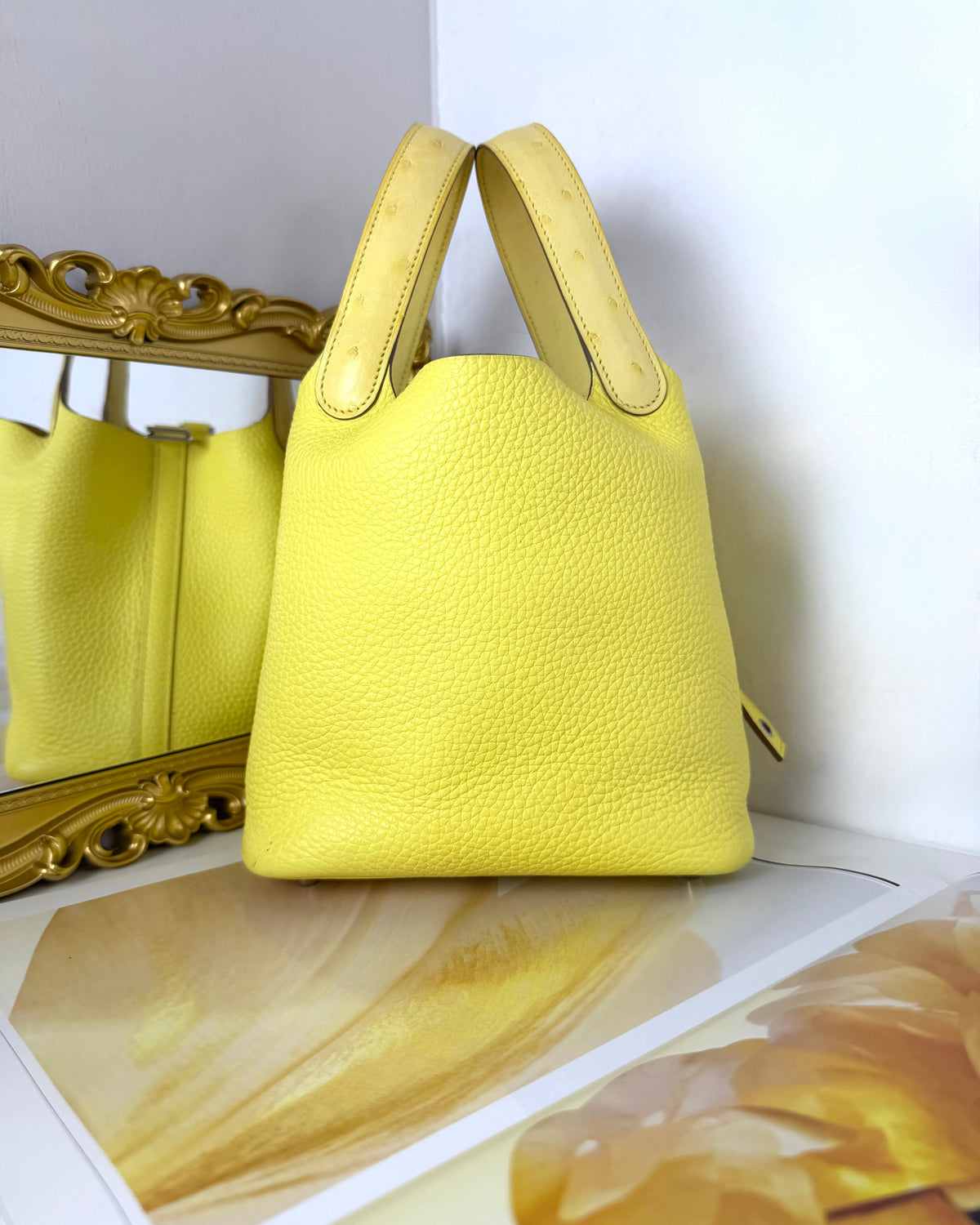 Hermès Picotin Lock 18 Touch Bag - Jaune Citron (Lemon Yellow) - View 2