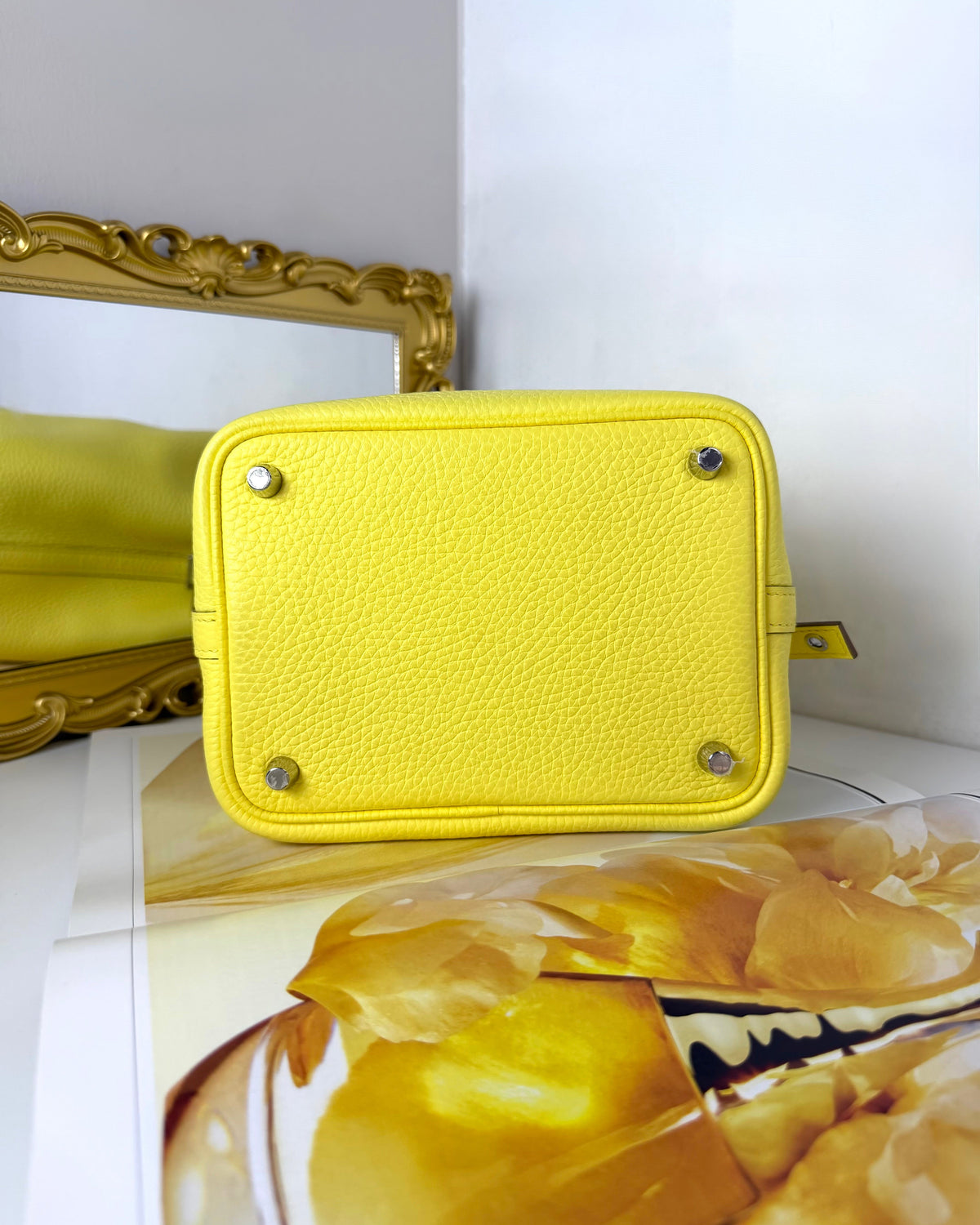 Hermès Picotin Lock 18 Touch Bag - Jaune Citron (Lemon Yellow) - View 5