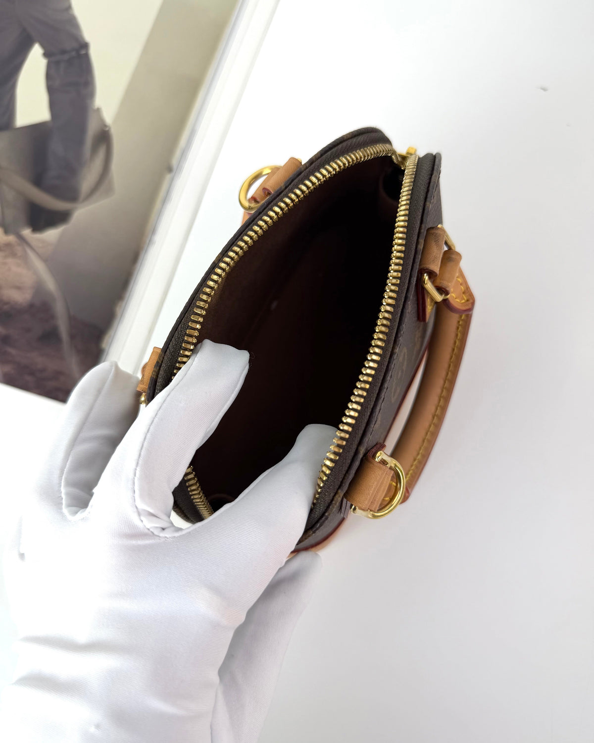Louis Vuitton Nano Alma Bag - Monogram Brown - View 7