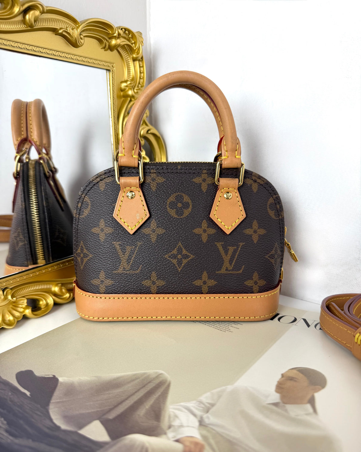 Louis Vuitton Nano Alma Bag - Monogram Brown - View 2