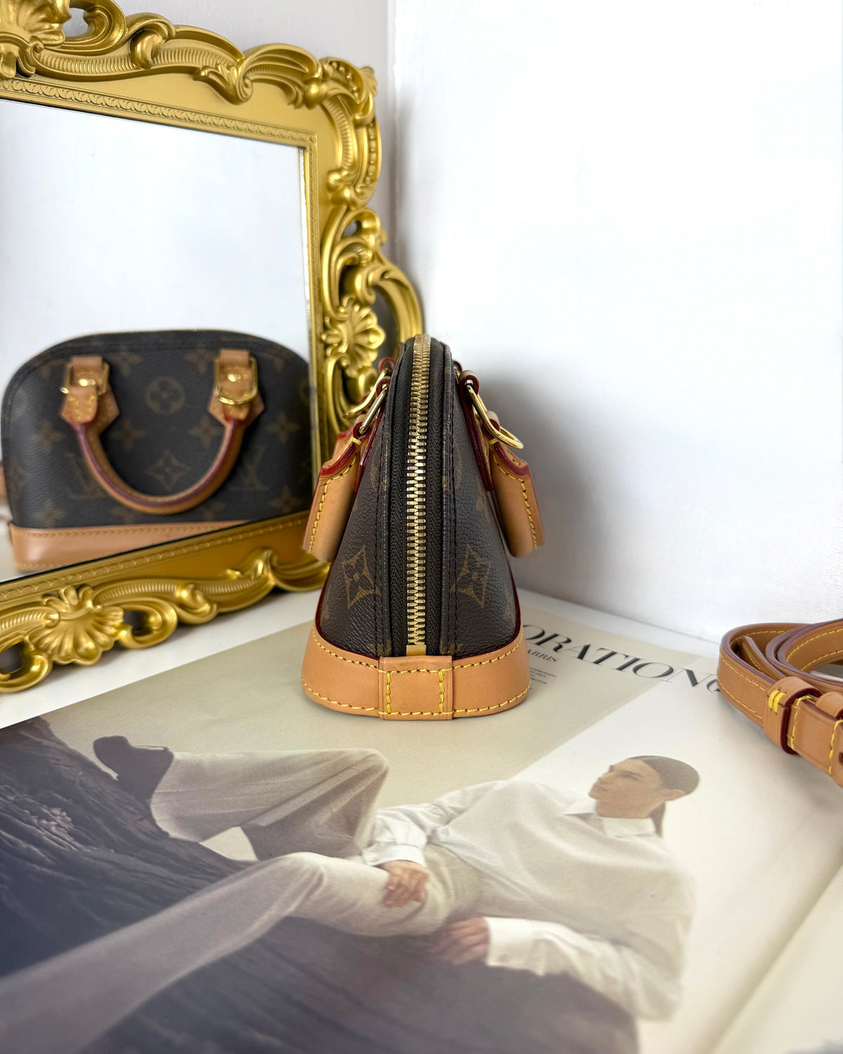 Louis Vuitton Nano Alma Bag - Monogram Brown - View 3