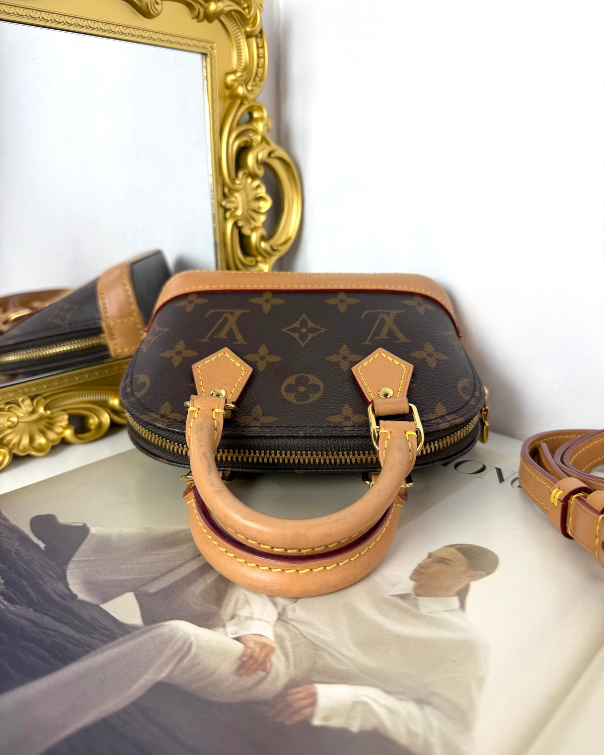 Louis Vuitton Nano Alma Bag - Monogram Brown - View 6