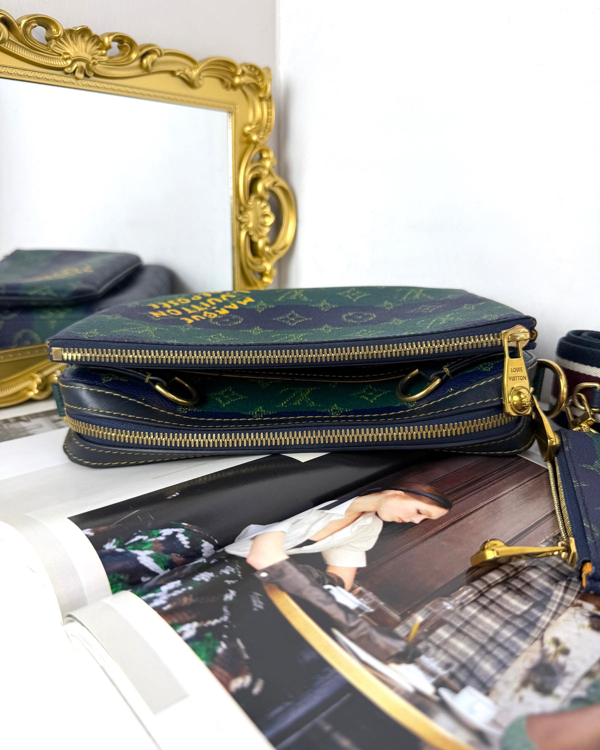 Louis Vuitton Trio Messenger - Blue Stripes - View 6