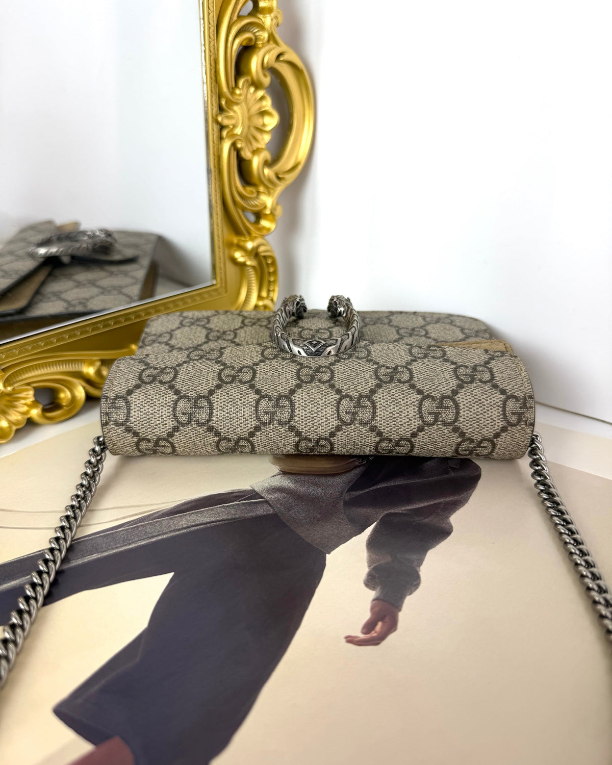 Gucci Dionysus GG Supreme Super Mini Bag - View 6