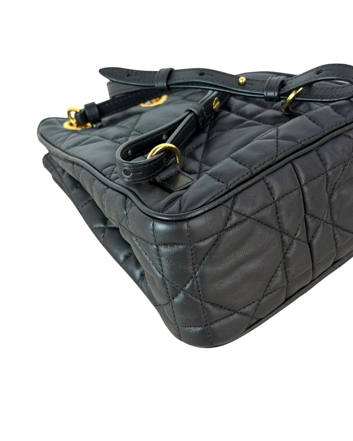 Dior Caro Multicarry Backpack with Chain - Black - View 7