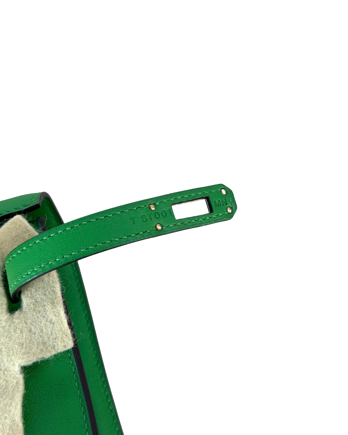 Hermès Kelly Pochette - Vert Yucca - View 12