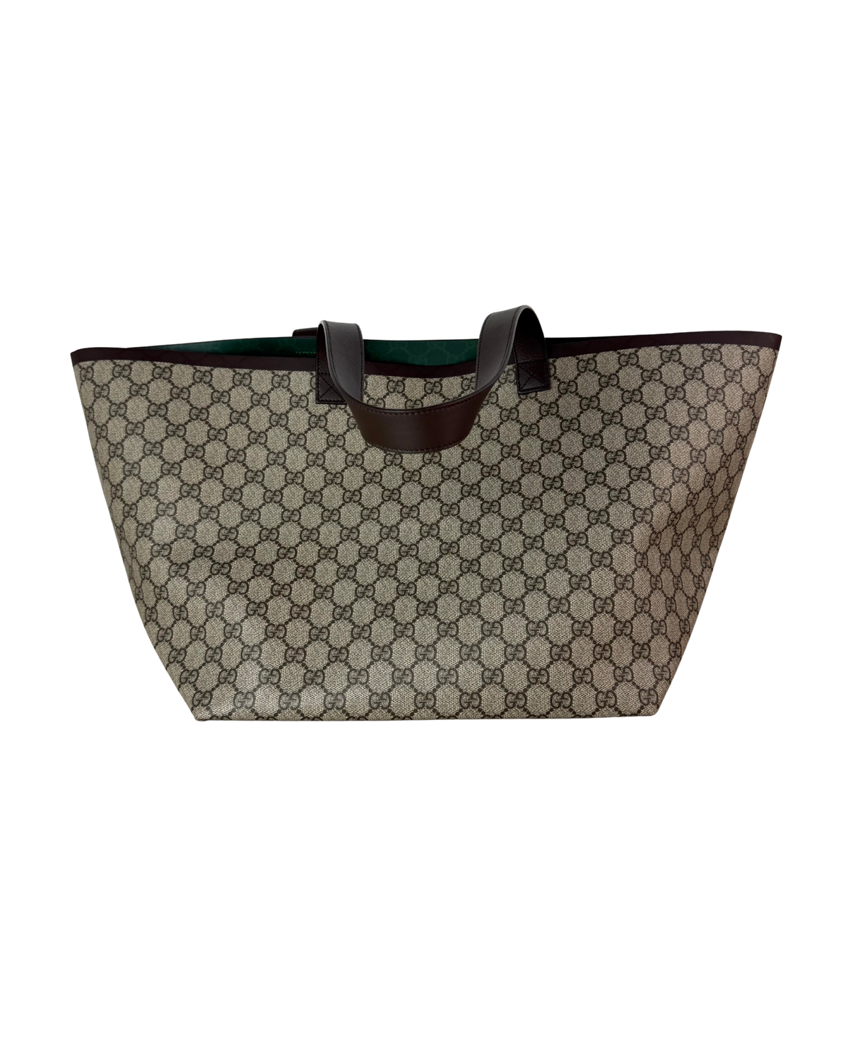 Gucci Giglio Large Tote Bag - Beige And Dark Brown - View 3