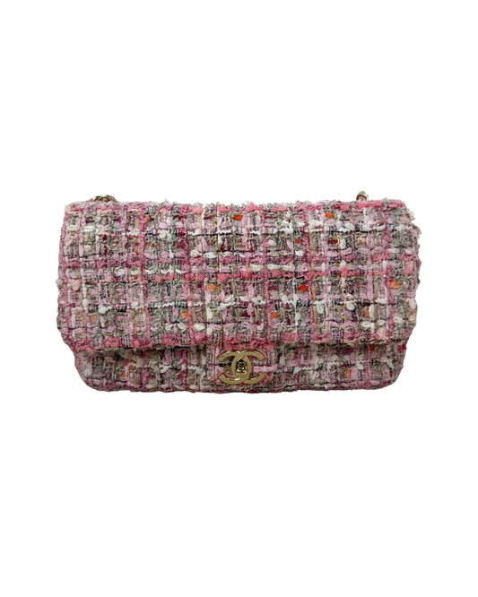 Chanel Classic Mini Rectangular Flap Bag - Pink, Beige, Orange, Ecru - View 1