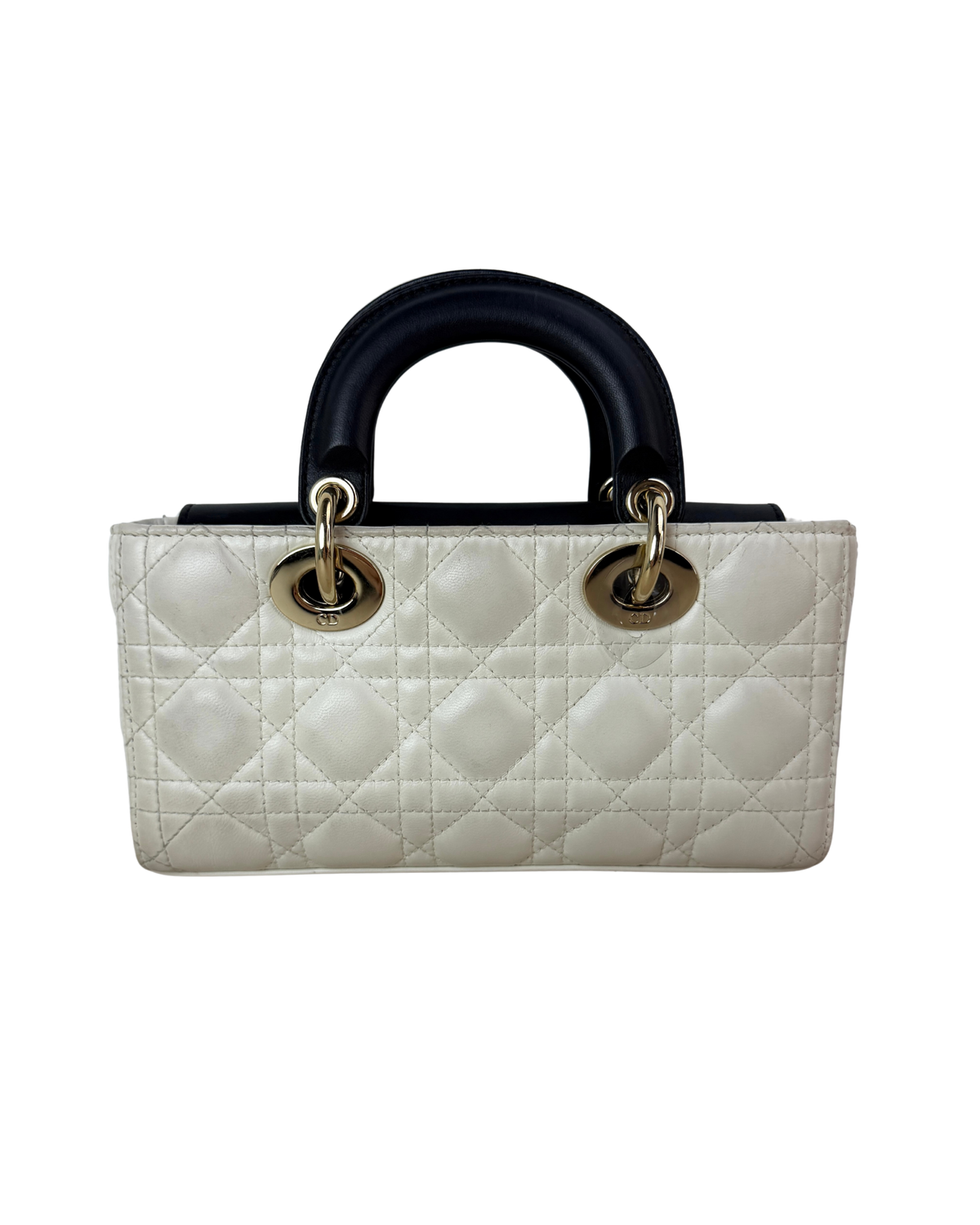 Dior Lady D-Joy Bag - Two-Tone Latte And Black - View 2
