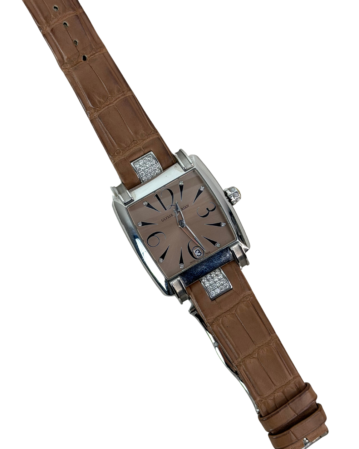Ulysse Nardin Caprice Series 133-91 Watch - Salmon Sunray, Light Brown - View 3